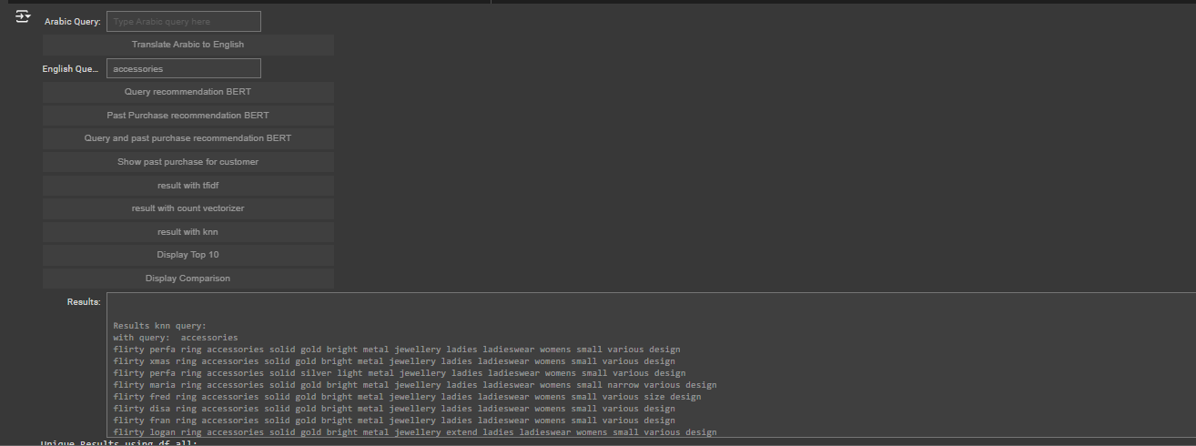 Clothing Store Recommendation System (NLP) preview